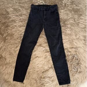 American Eagle Women's Hi-Rise Jegging Jeans Black size 8